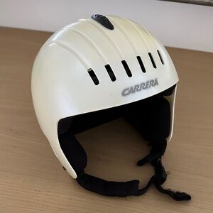 Carrera Pearl White Ski and Snowboard Helmet